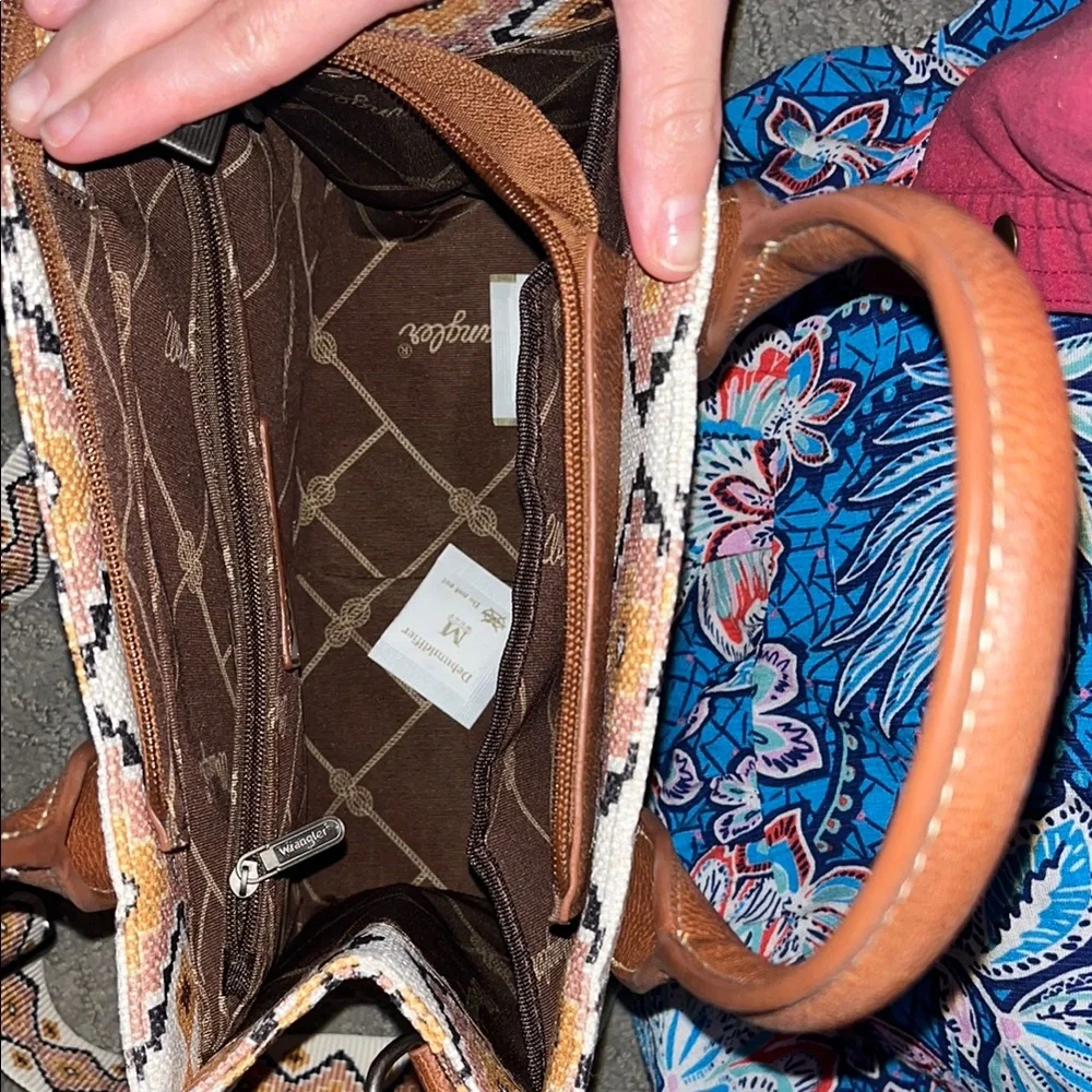 Wrangler Brown and Cream Women's Bag - Picture 4 of 4
